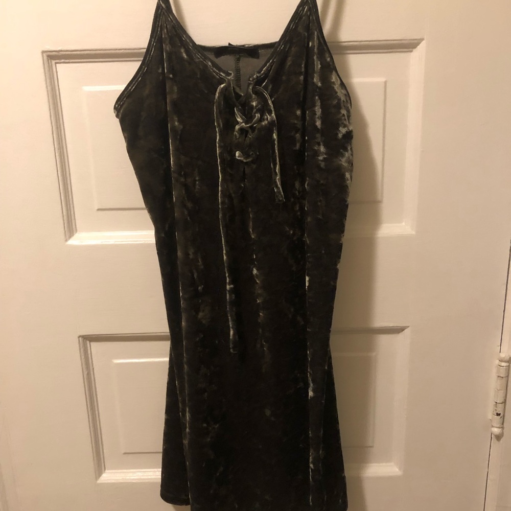 Green Velvet Slip